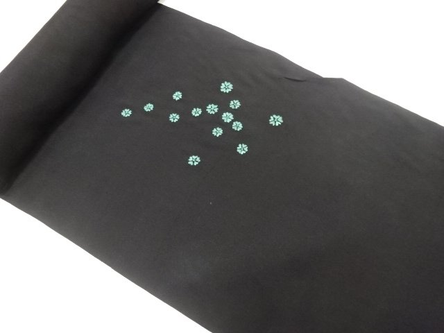 アンティーク　桜模様　刺繍　羽織洗い張り